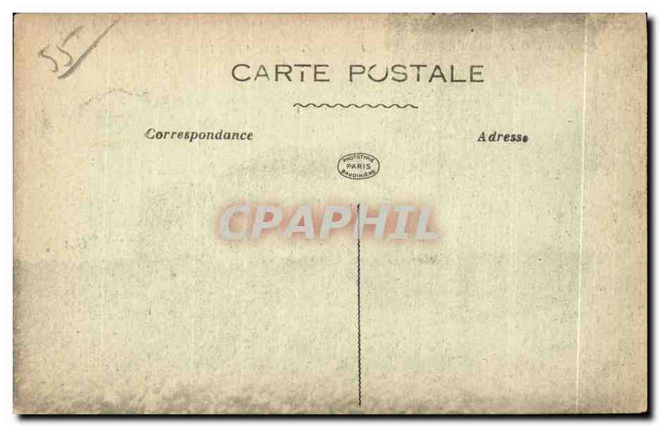 Bombarde ment de VERDUN — La Grande Guerre 1914-18 — Phot-Express - Visé Paris — Rückseite