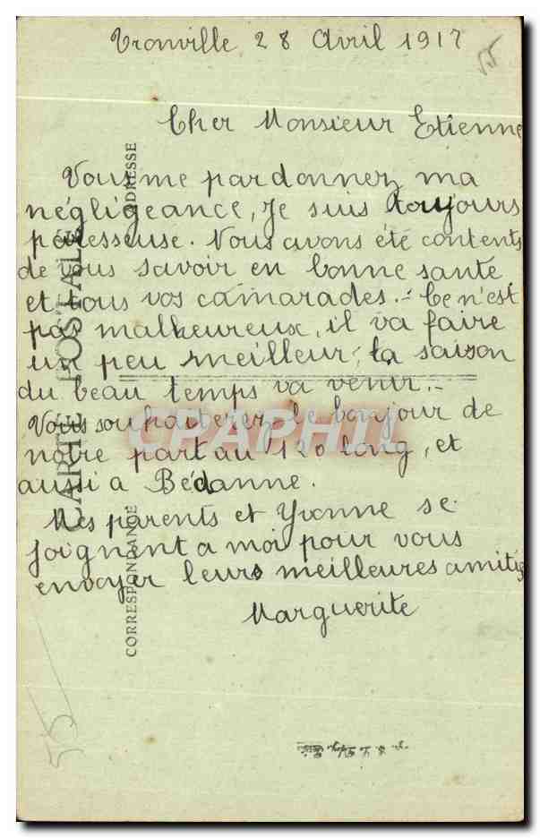 CPA Ligny En Barrois L hopital Saint Charles — Rückseite