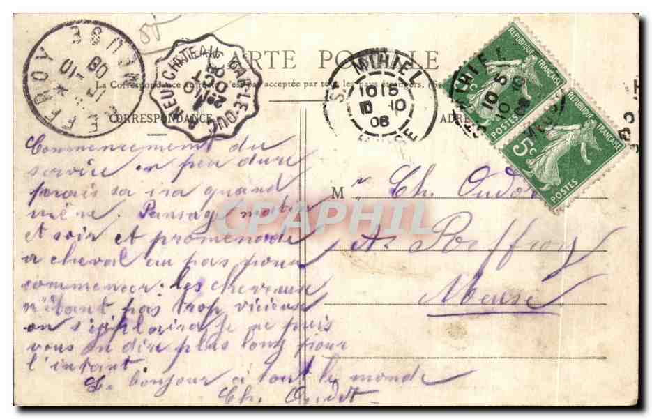St-Mihiel - 40e d'Artillerie - Quartier Sénarmont - Infirmerie — Édition Maussuy (Cliché G. Malherbe) — Rückseite