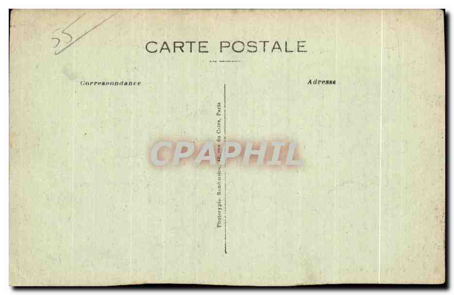 Verdun — Bombardement der Rue Magel — Phot-Express Paris — Rückseite