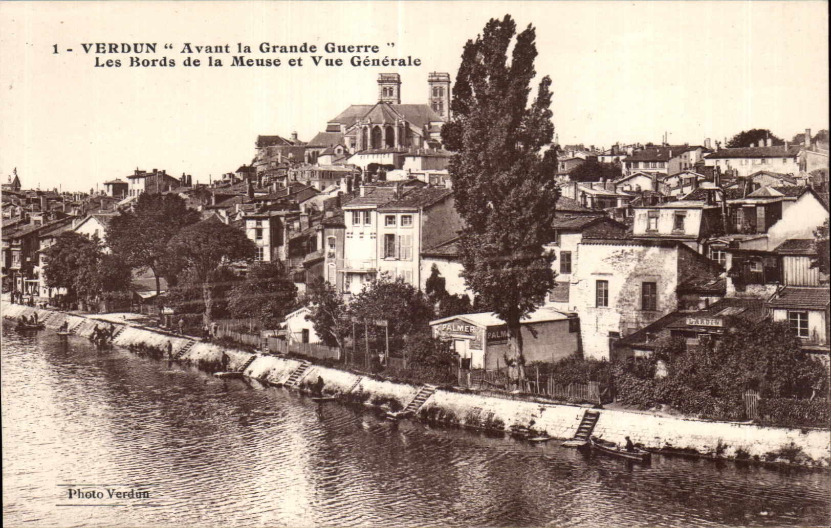 CPA Verdun Avant la Grande Guerre Les Bords de la Meuse et Vue Generale