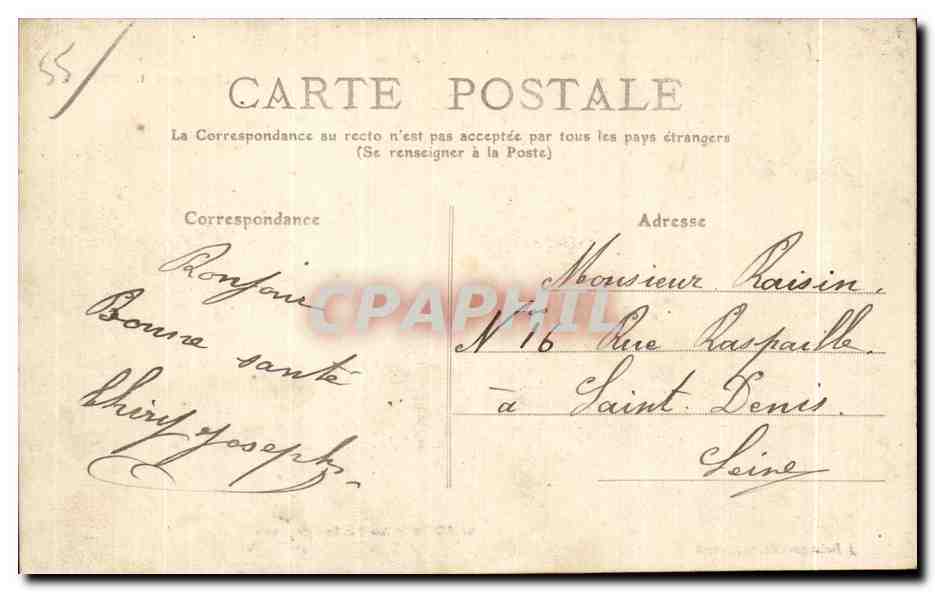 CPA Verdun La Porte Chaussee La Lorraine Illustree — Verso