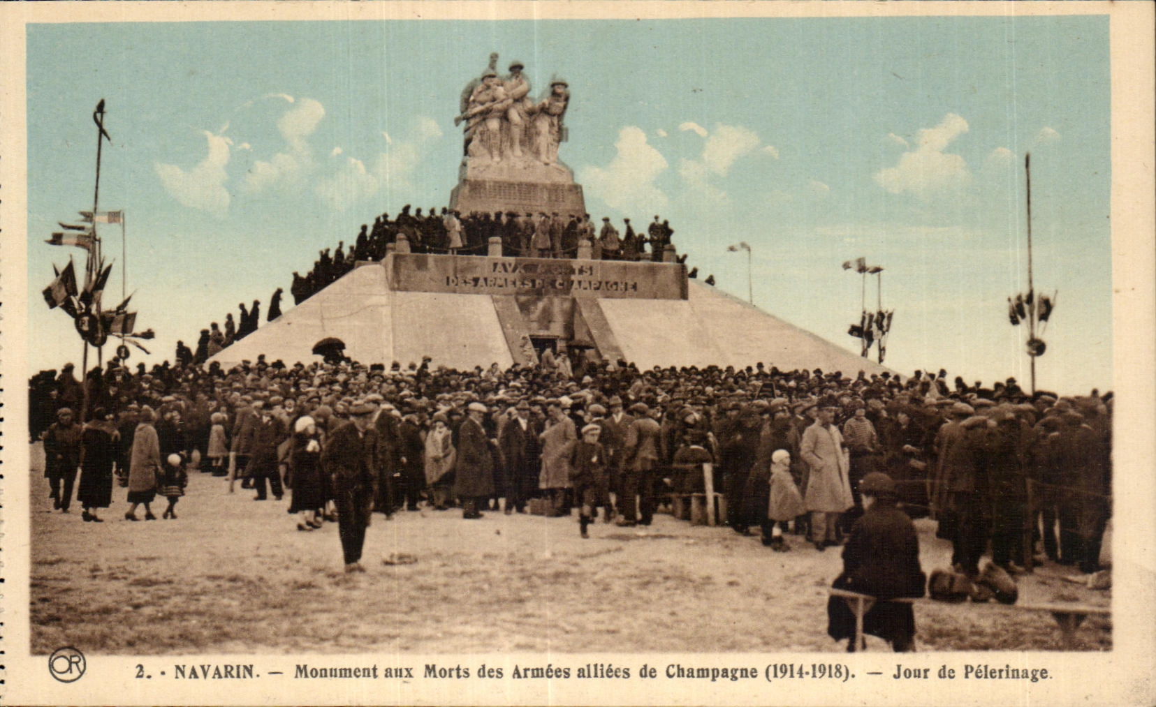 Navarin — Monument aux Morts des Armées alliées de Champagne (1914-1918) — Jour de Pèlerinage
