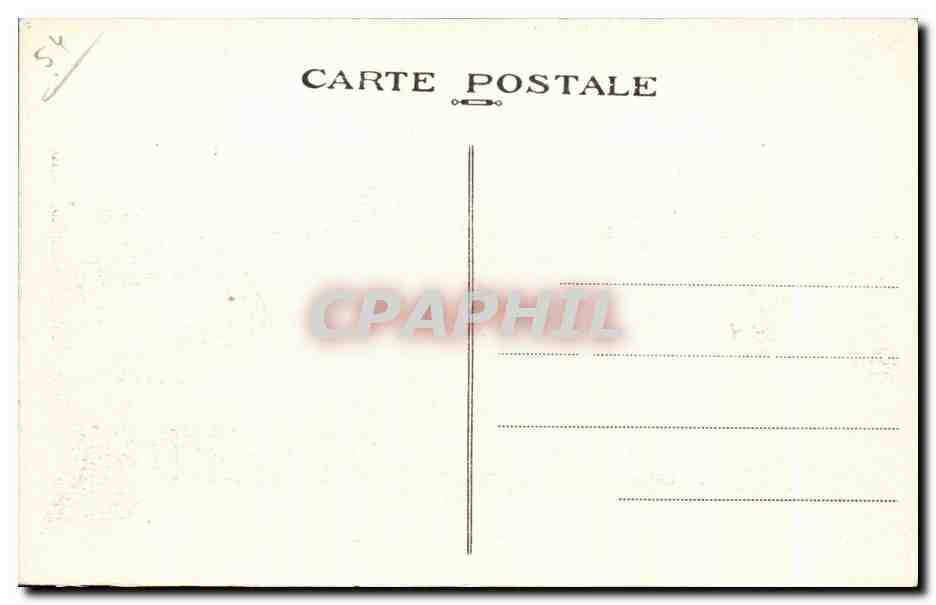 CPA Luneville Le Chateau Cour Interieure — Rückseite