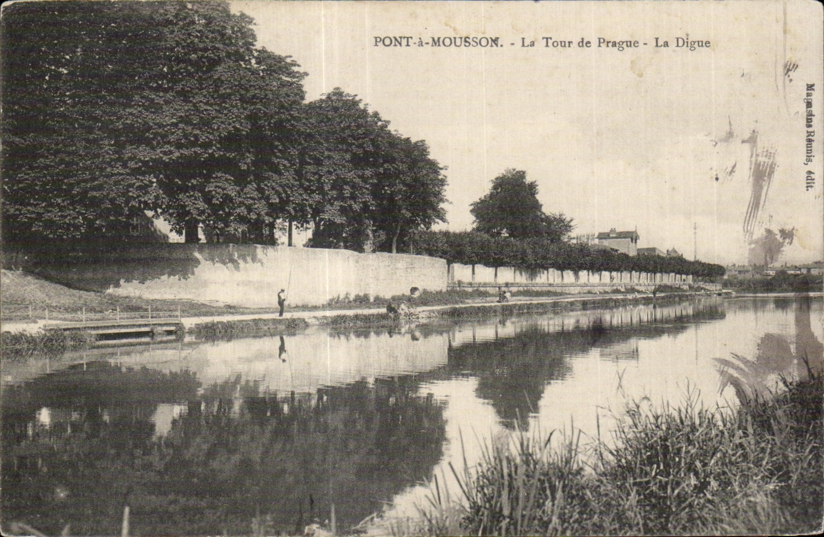 PONT-à-MOUSSON - La Tour de Prague - La Digue — Magnis & Rémons, édit.
