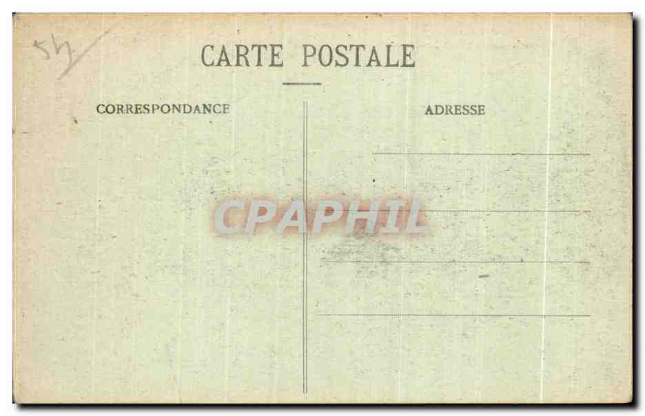 CPA Pont a Mousson Guerre Bombardement Militaria — Verso
