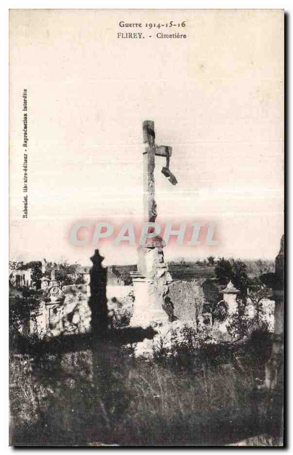 Cimetière de Flirey — Guerre 1914-16 — éditeur Suboubide