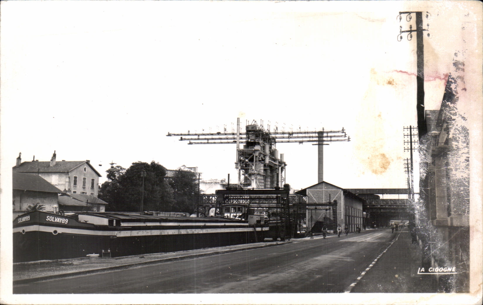 CPA Dombasle sur Meurthe L Usine Solvay