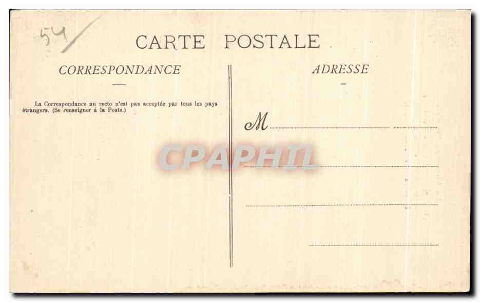 CPA Nancy La Lorraine Illustree — Rückseite