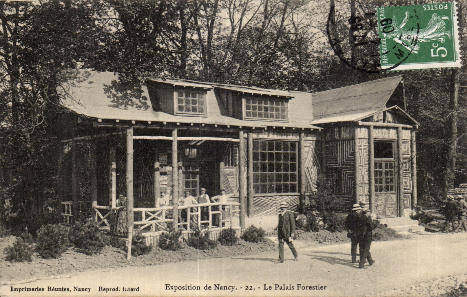 CPA Nancy Exposition Le Palais Forestier