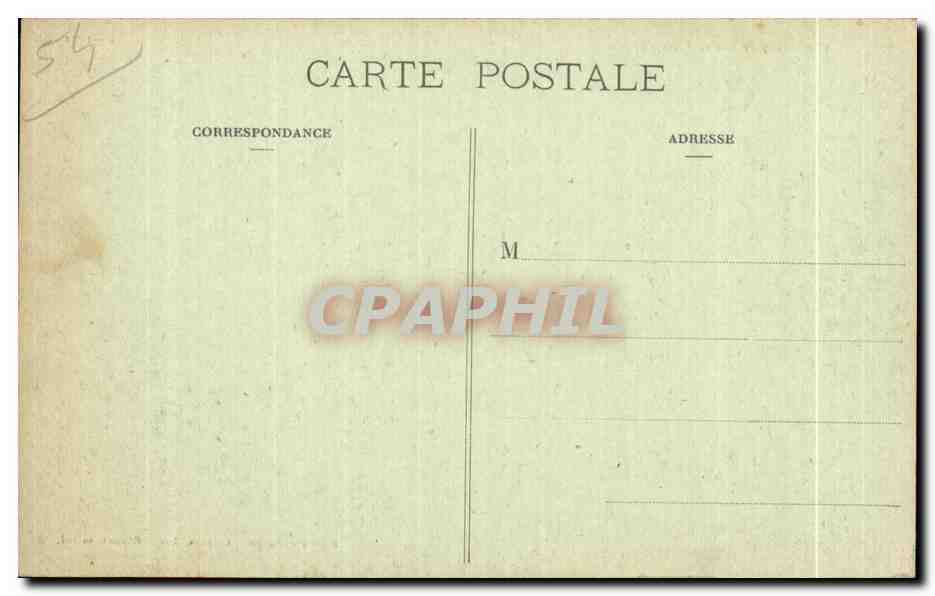 Mandres-aux-Quatre-Tours — Ruinen nach dem Krieg — Gardolle et Briquet, Verleger, Toul — Rückseite