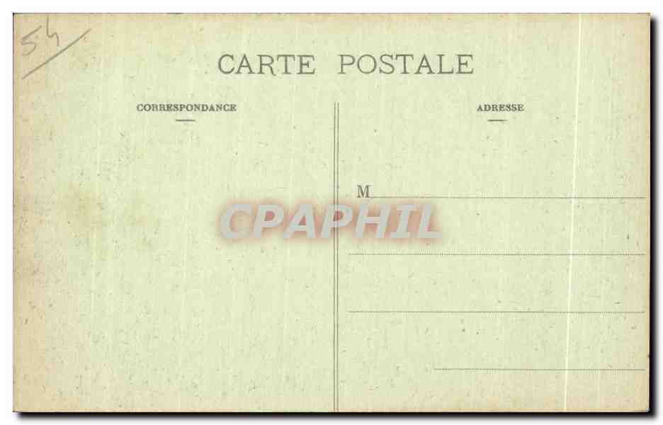 Destructions à Mandres-aux-Quatre-Tours — La Guerre en Lorraine — Vendodille et Bruguel, Toul — n° B-1316 — Verso