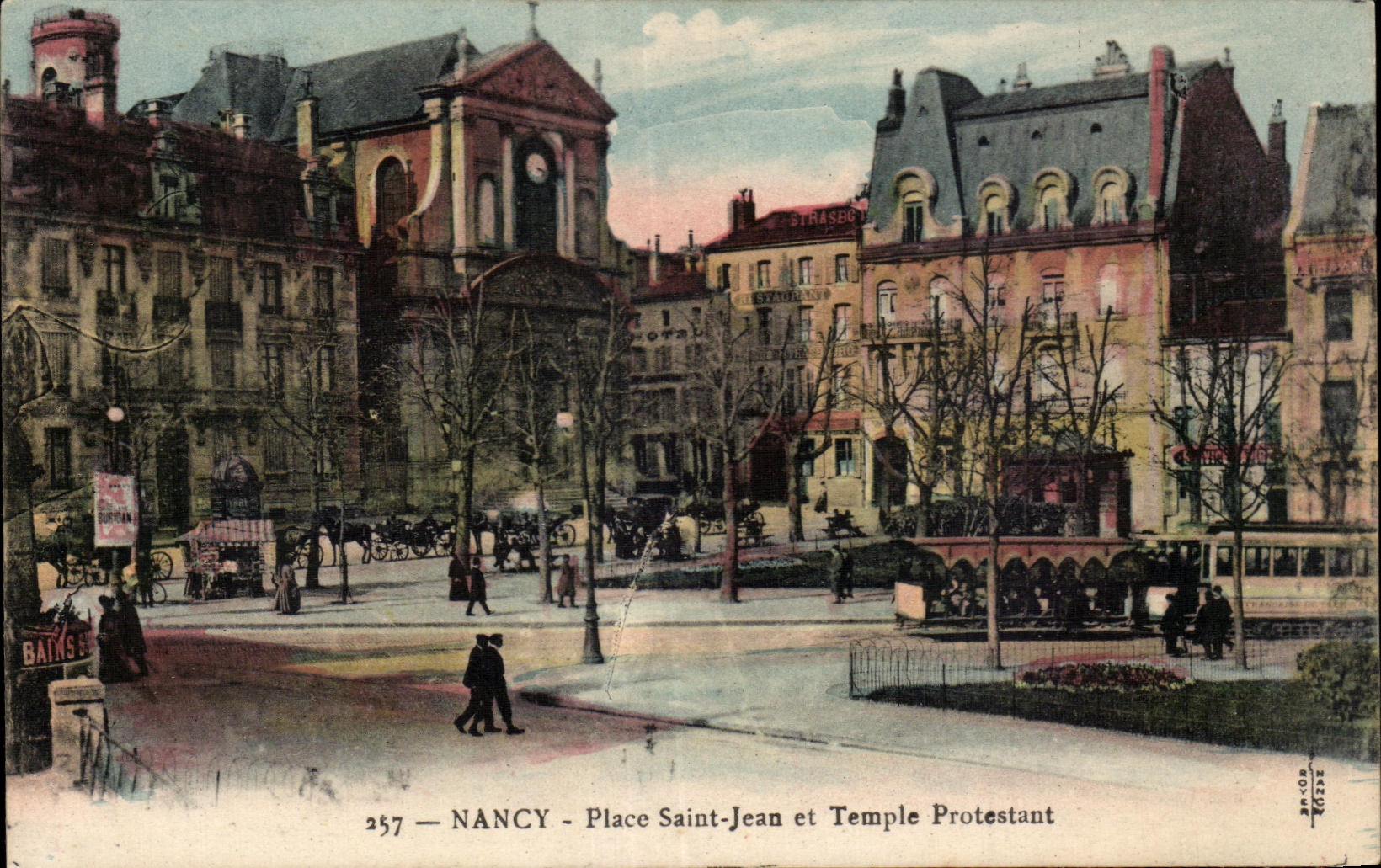 NANCY - Place Saint-Jean et Temple Protestant — éditeur anonyme, n° de série 257