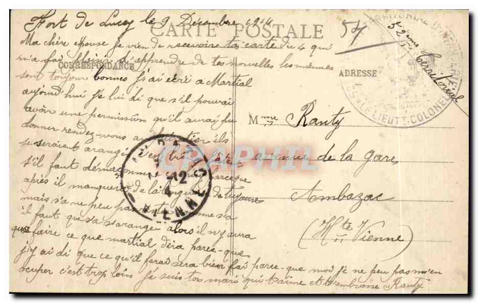 CPA Nancy Lycee Henri Poincare — Verso