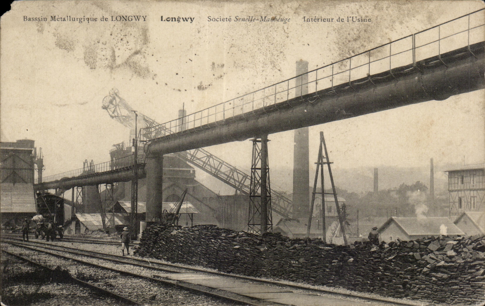 Basssin Métallurgique de LONGWY — Intérieur de l'Usine — Société Senelle-Maubeuge
