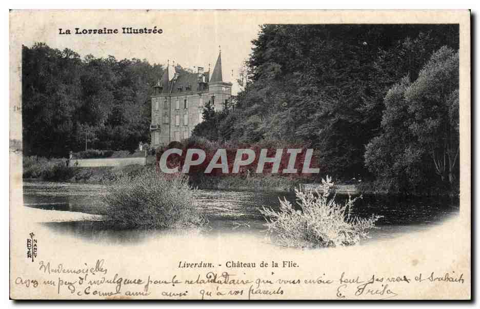 CPA lorraine Liverdun Chateau de la Flie