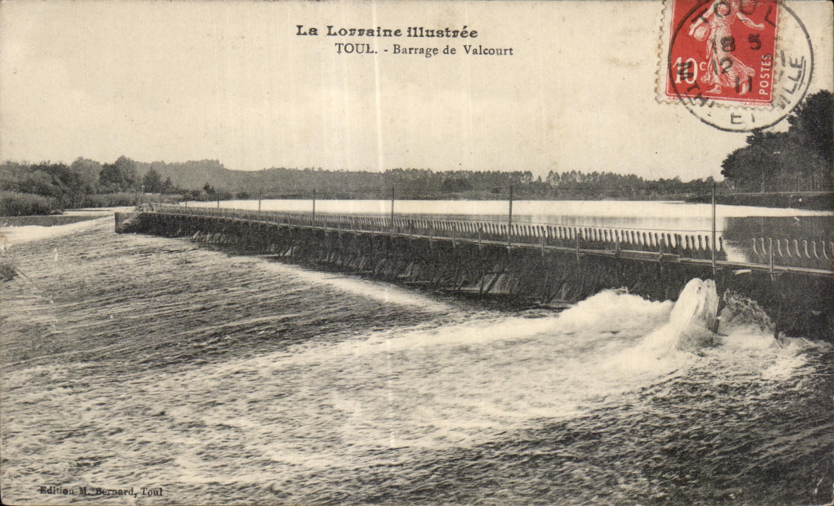 CPA La Lorraine illustree toul barrage de valcourt