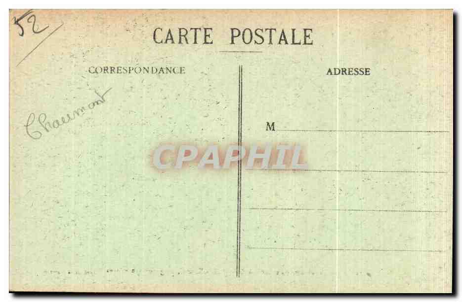 Environ de Chaumont — Le Canal à COUDES — Tunnel, longueur 350 mètres — Juillien et Morel, éditeurs — Rückseite