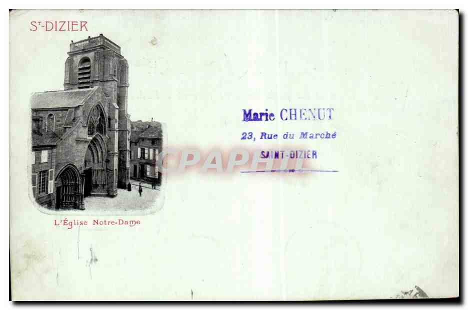 CPA St Dizier Eglise Notre Dame