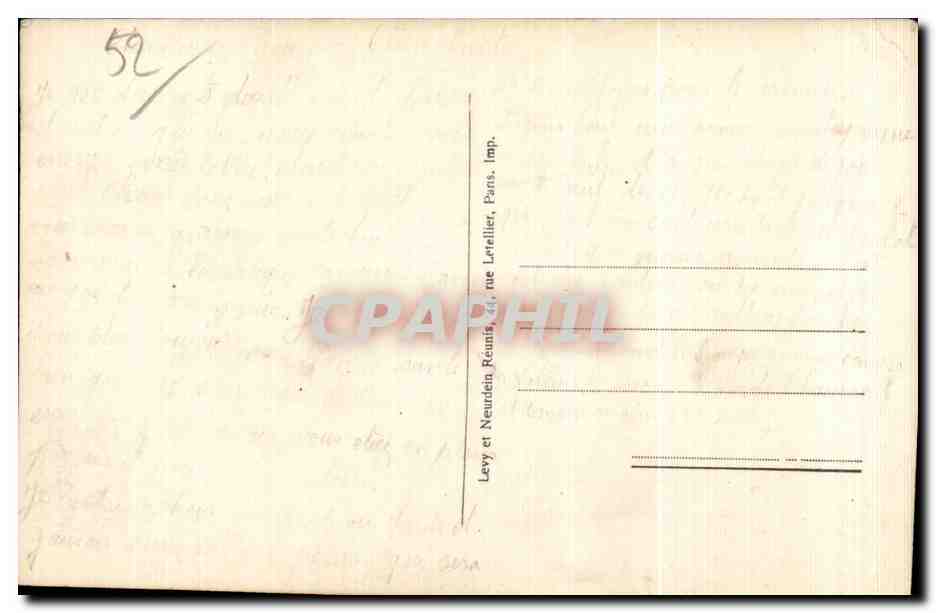 CPA Chaumont Le lycee — Rückseite