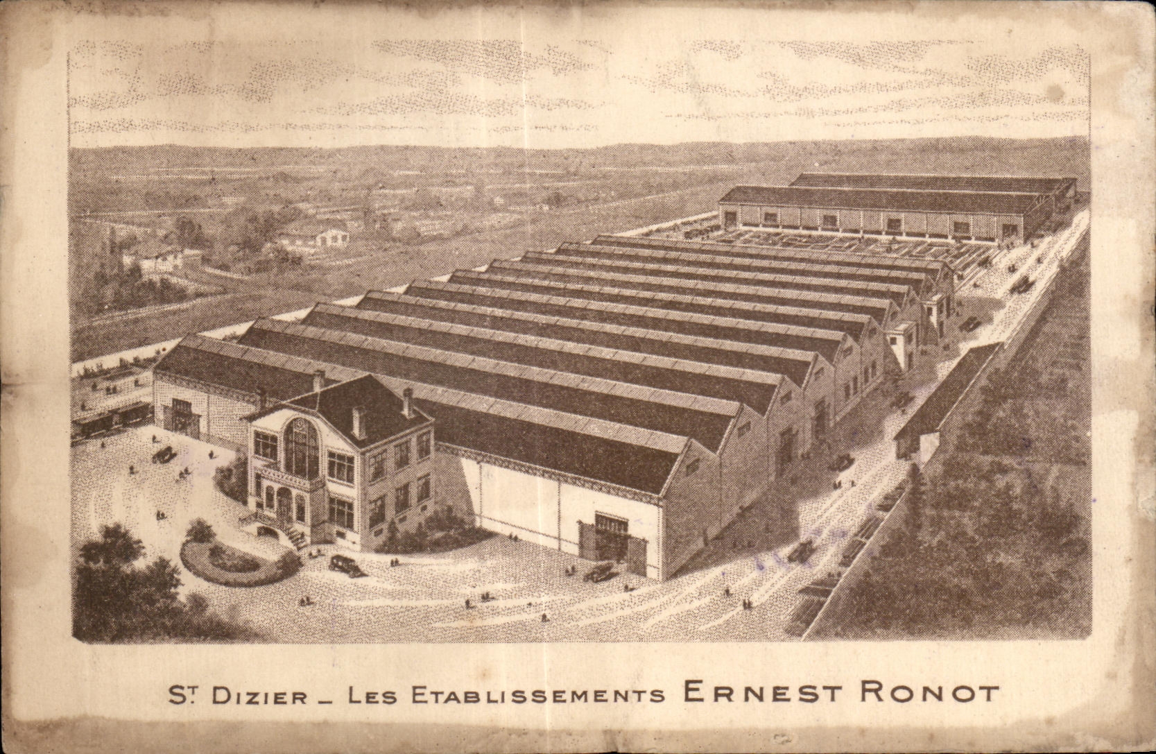 CPA St Dizier Les Etablissements Ernest Ronot