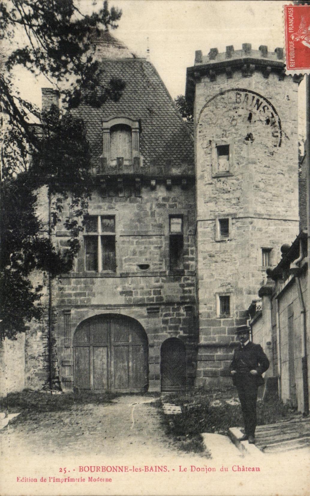 CPA Bourbonne Les Bains Le Donjon du chateau 