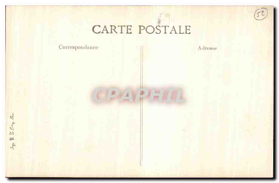 CPA Saint Dizier Le Vieux Chateau — Rückseite