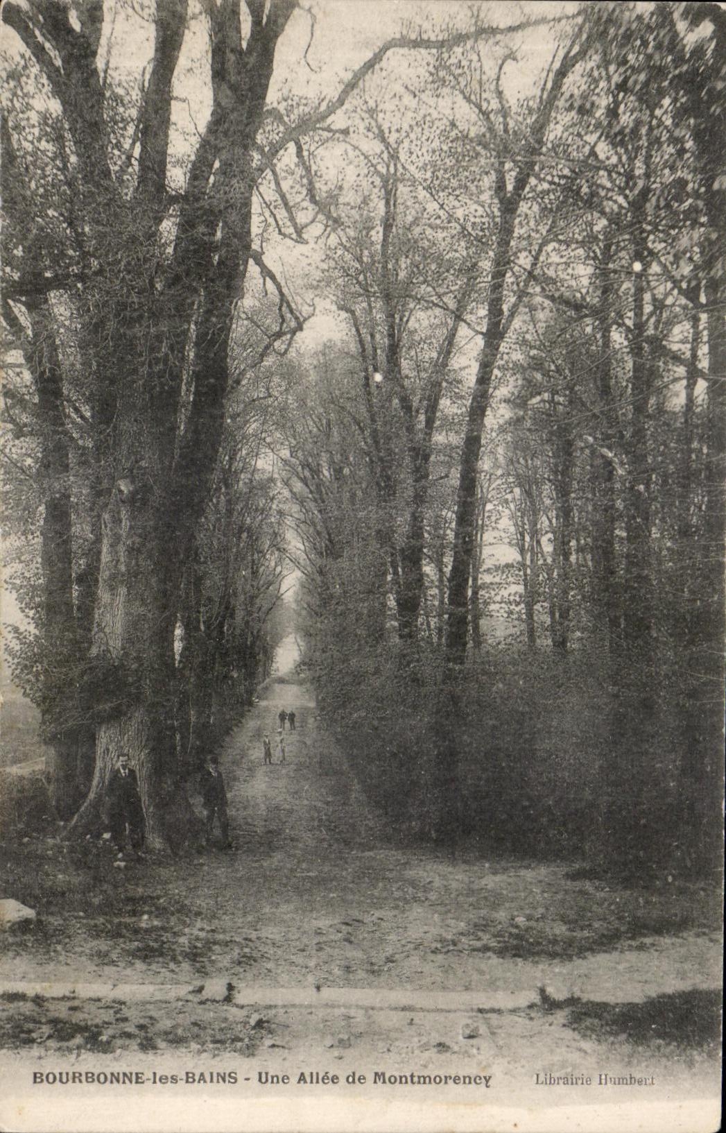 CPA Bourbonne Les Bains Une Allee de Montmorency