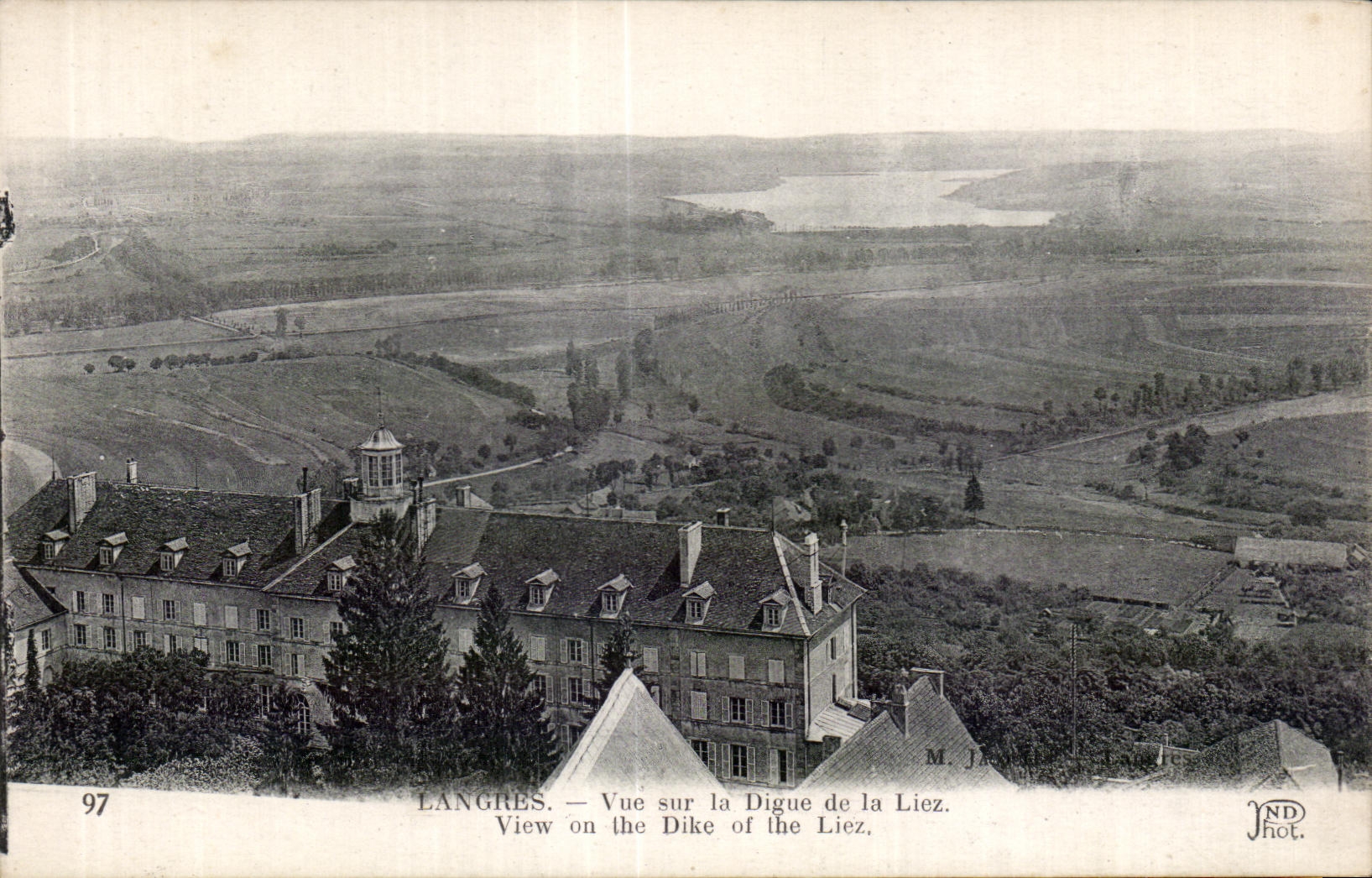 Langres — Vue sur la Digue de la Liez — M. JANDOT