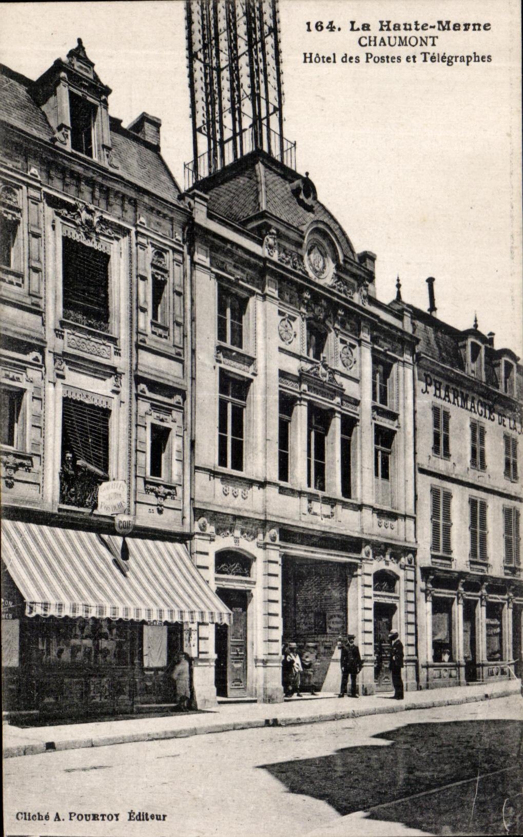 CPA La haute marne chaumont hotel des postes et telegraphes