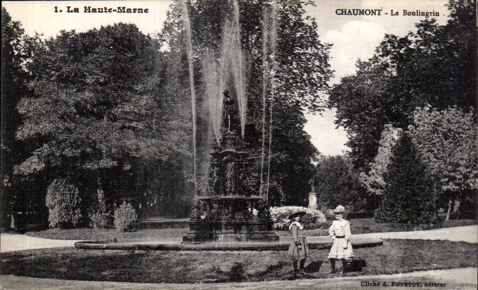 CPA La haute marne chaumont le boulingrin Enfants