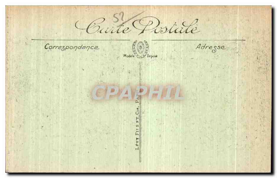 CPA Chaumont ecole normale le filles girls national school — Rückseite