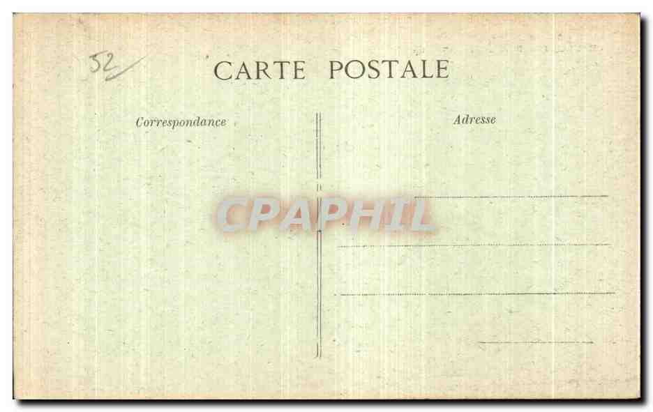 CPA La haute-marne chaumont place de I Hotel de ville — Rückseite