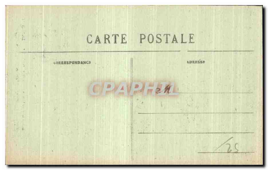 CPA La Haute marne chamont L Amonr de Bouchardon au boulingrin — Rückseite