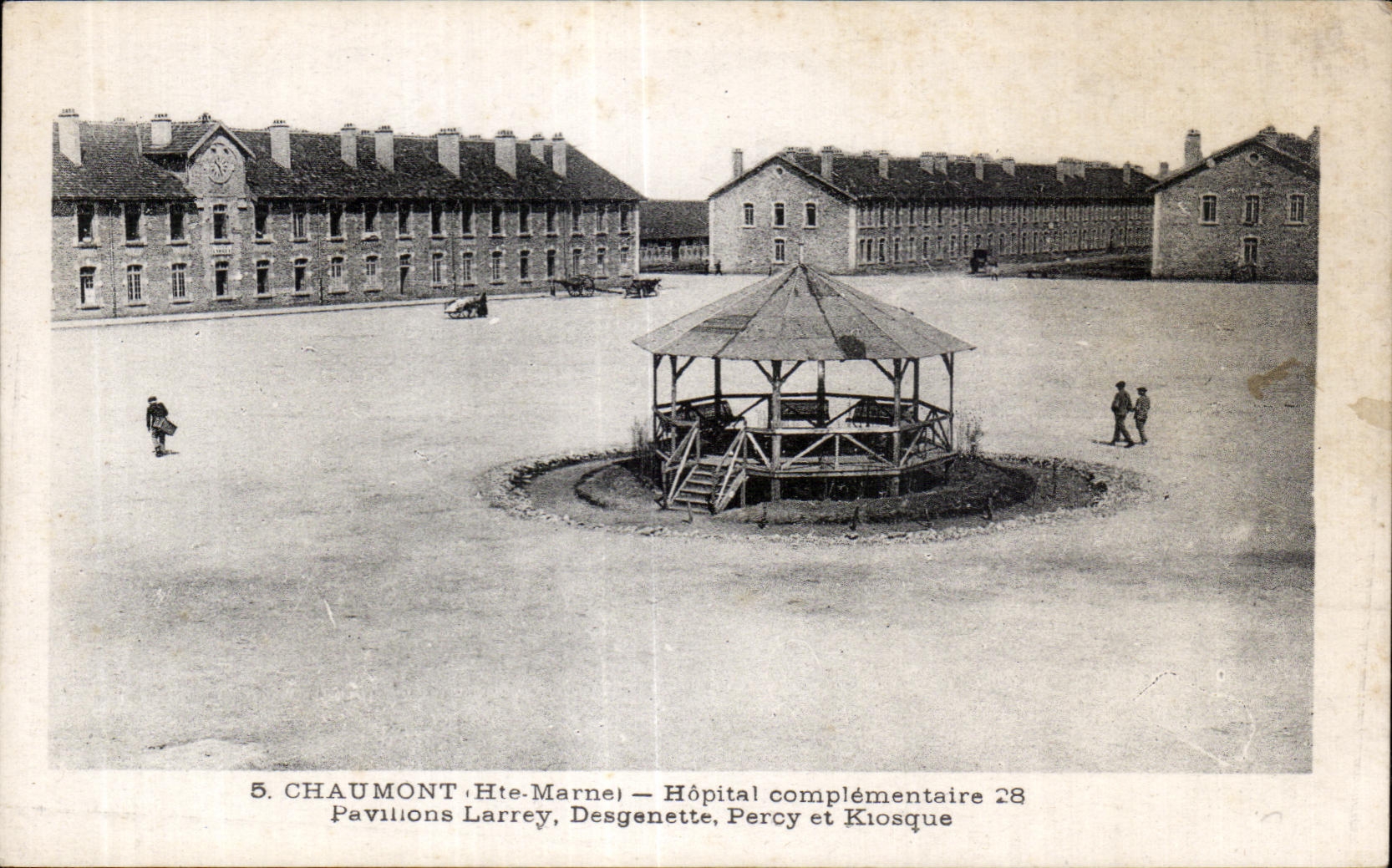Chaumont (Hte-Marne) — Hôpital complémentaire 28 — Pavillons Larrey, Desgenette, Percy et Kiosque