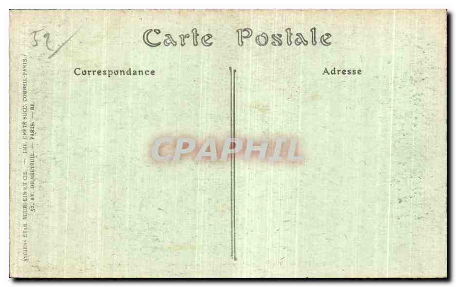 CPA Chaumont (Haute Marne) Le Square Philippe Lebon — Rückseite