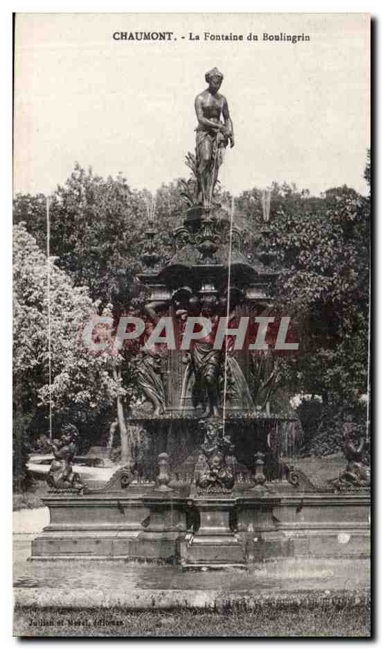 CPA Chaumont La fontaine du boulingrin