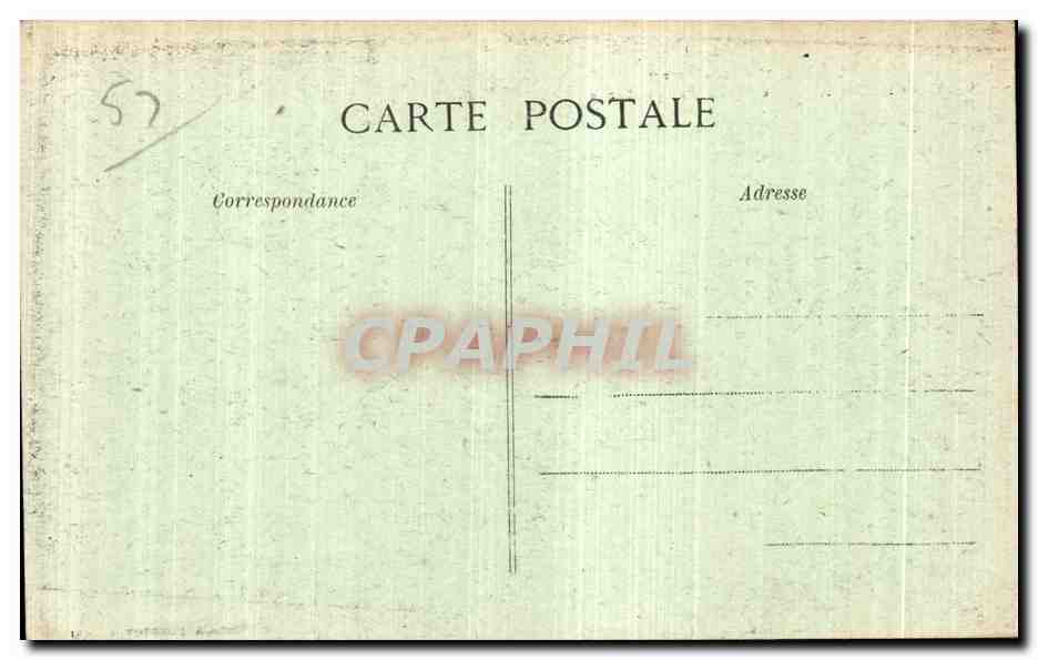 CPA La haute mavne chaumont la square philippe lebon — Back