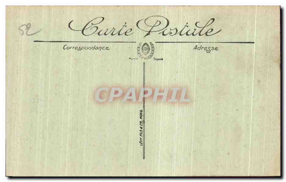CPA Chaumont lr mmument aux enfants de la haute marne — Rückseite