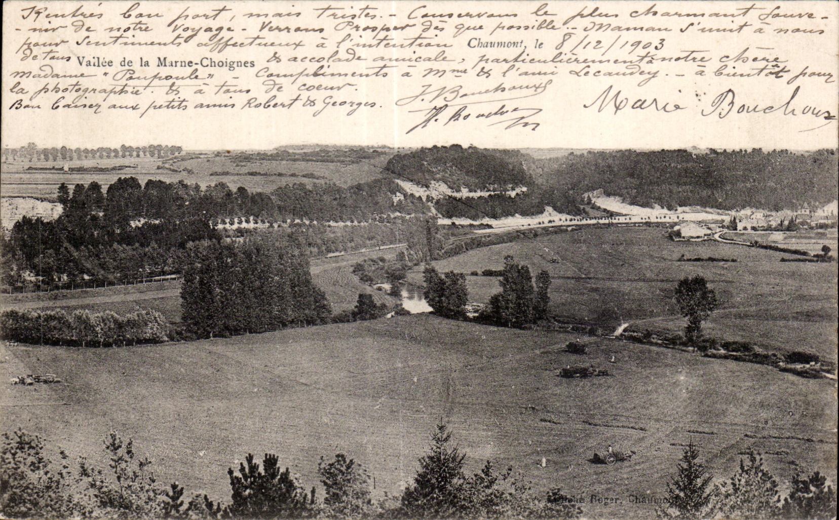 CPA Chaumont le vailee de la marne choignes