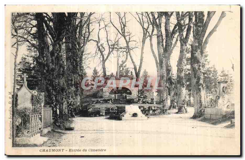 CPA Chaumont Entree du Cimetiere