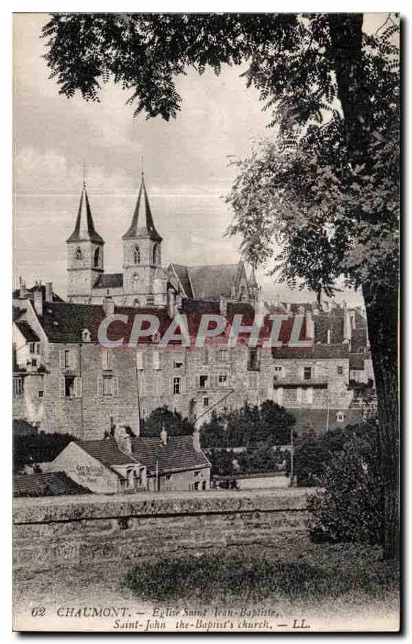 CPA Chaumont Eglise Saint lean Bapliste Saint John The Baplist s Church