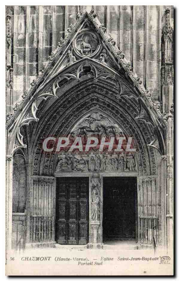 Chaumont (Haute-Marne) — Église Saint-Jean-Baptiste, Portail Sud