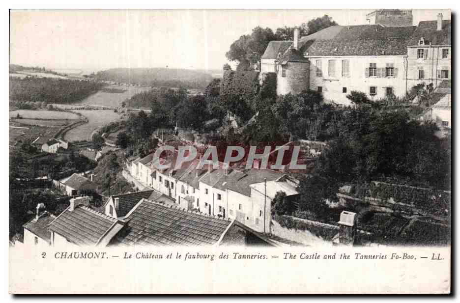 CPA Chamount Le Chateau et le faubourg des Tanneries The Castle and the Tanneries Fo Boo