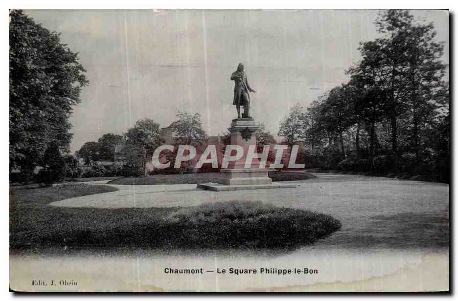 Chaumont — Le Square Philippe-le-Bon — Edit. J. Obein