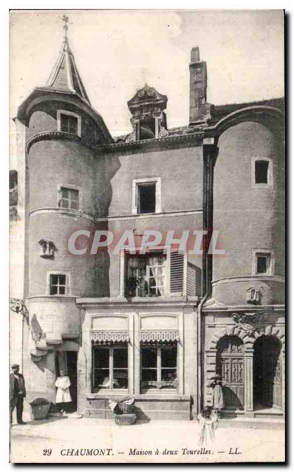 CPA Chamount Maison a deux Tourelles