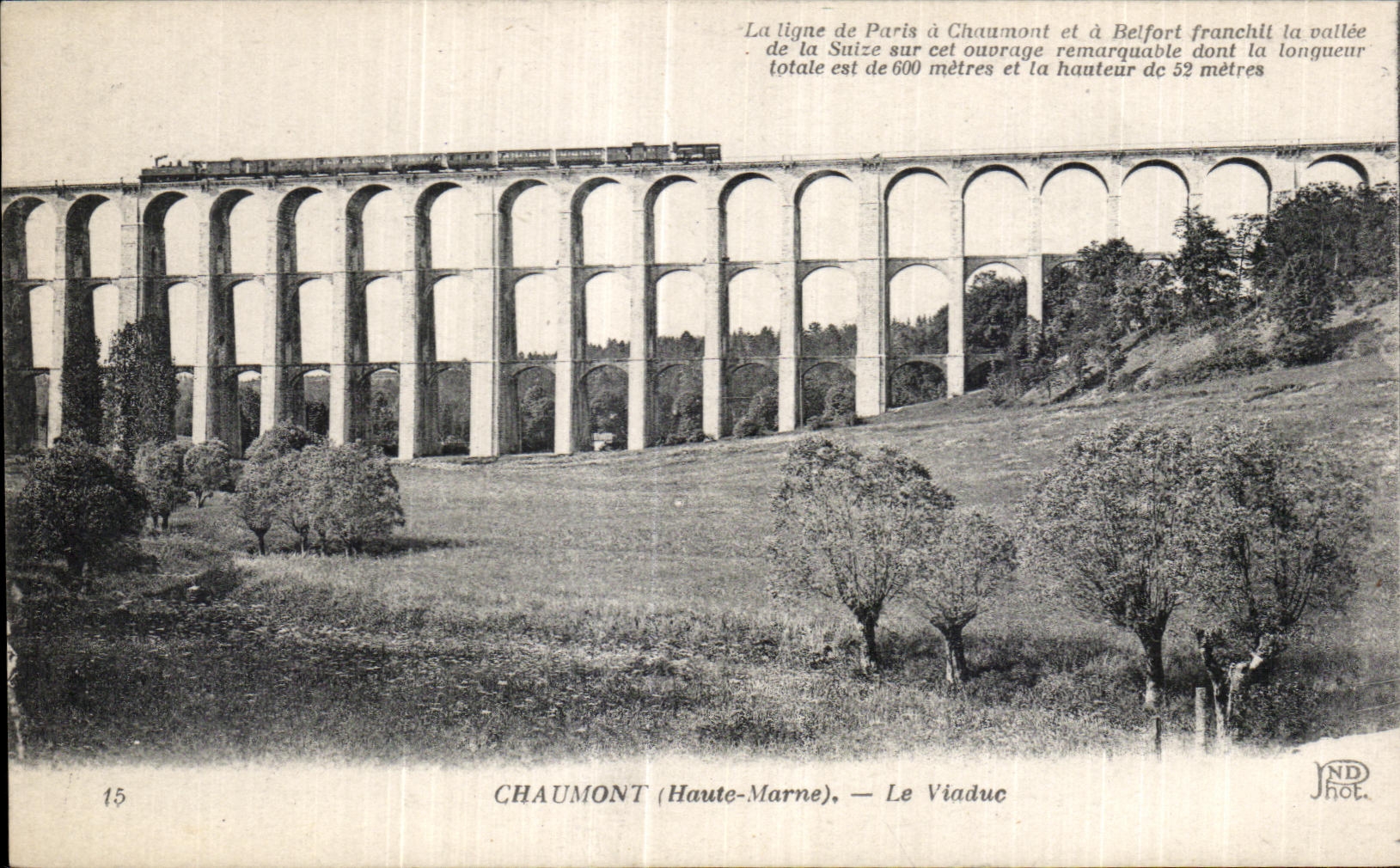 Chaumont (Haute-Marne) — Le Viaduc — JND Phot.