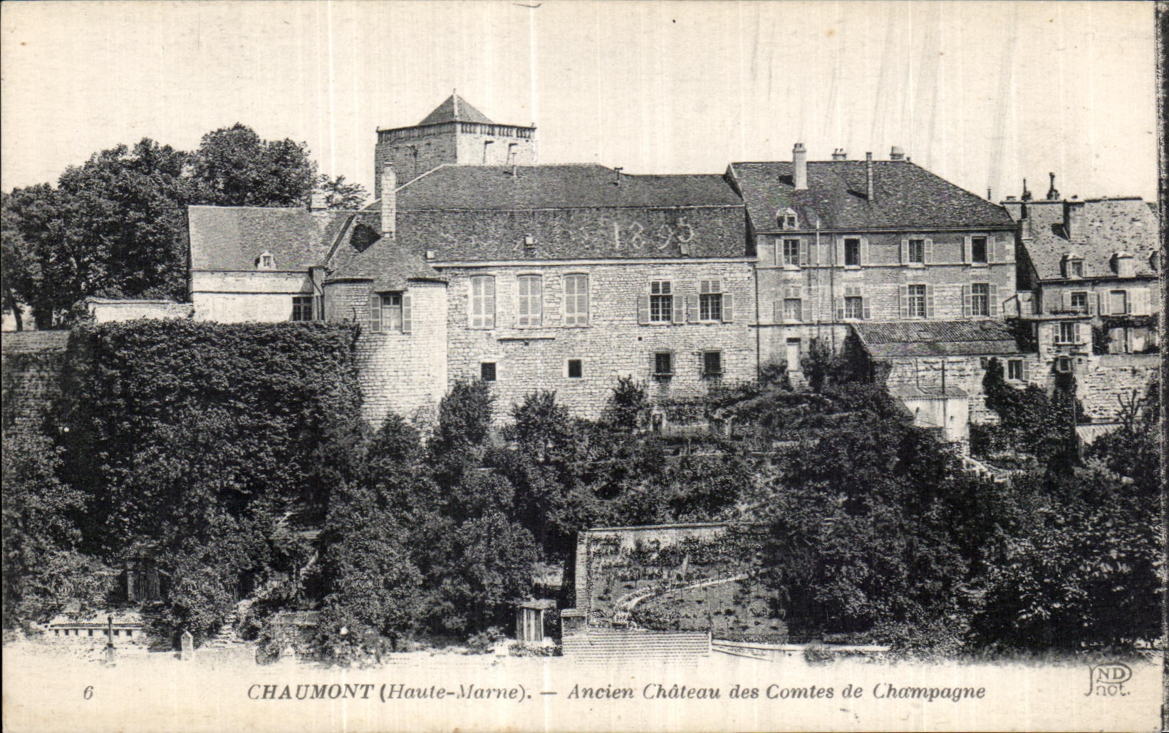 CPA Chaumont Ancien Chateau des Comtes de Champagne