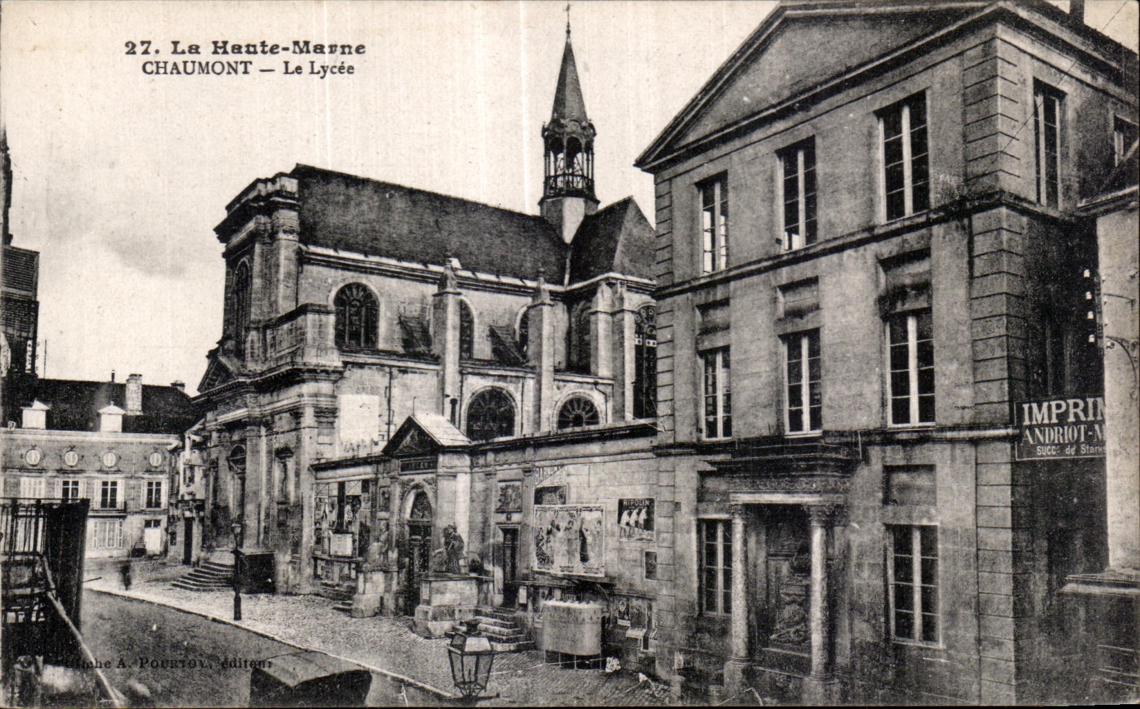 CPA La Hante Marne Chaumont Le Lycee