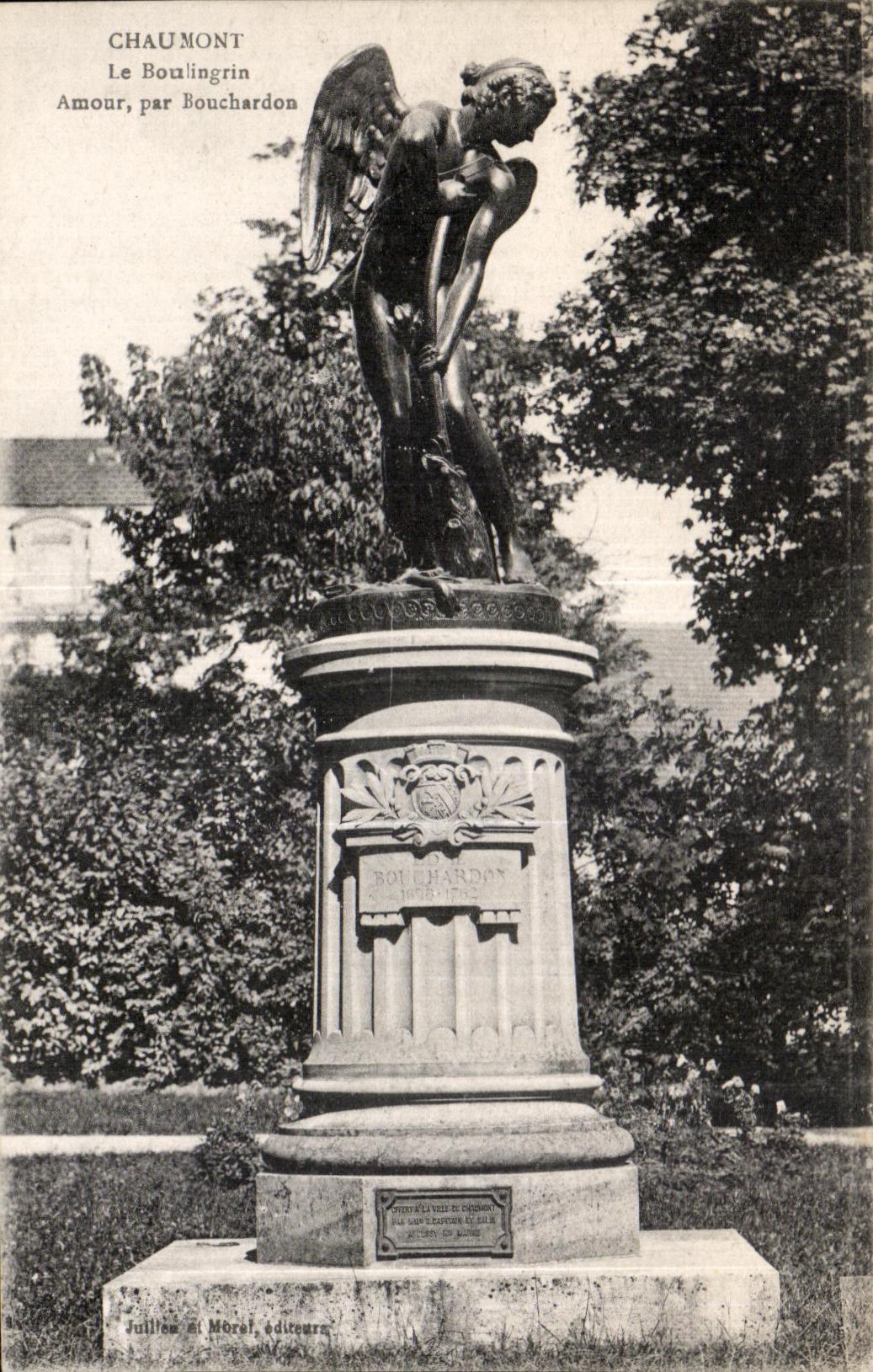 CPA Chaumont Le Boulingrin Amour par Bouchardon